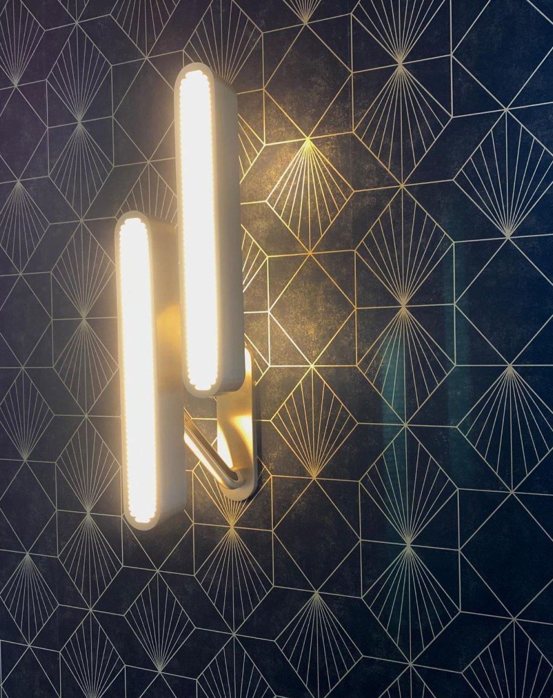 Colt Wall Light | Brass, Acrylic | Polished Brass