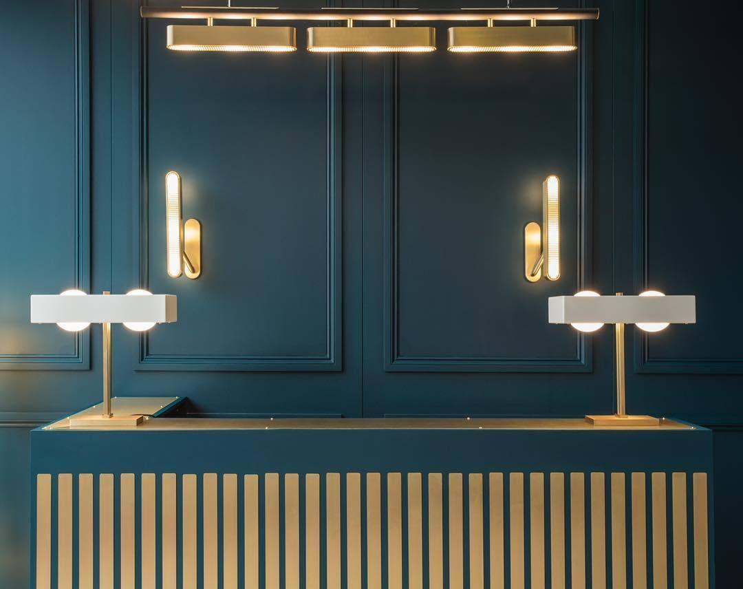 Colt Wall Light | Brass, Acrylic | Polished Brass
