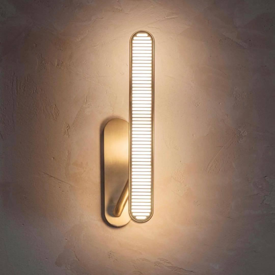 Colt Wall Light | Brass, Acrylic | Polished Brass