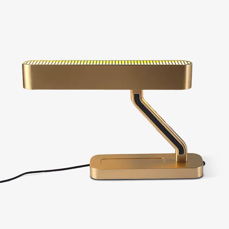 Colt Table Lamp | Brass, Acrylic | White Shade