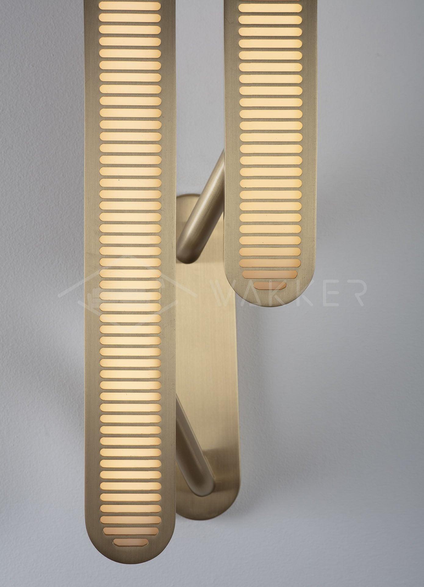 Colt Wall Light | Brass, Acrylic | Polished Brass
