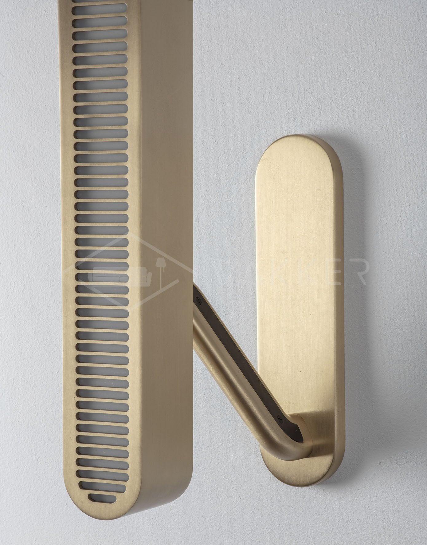 Colt Wall Light | Brass, Acrylic | Polished Brass