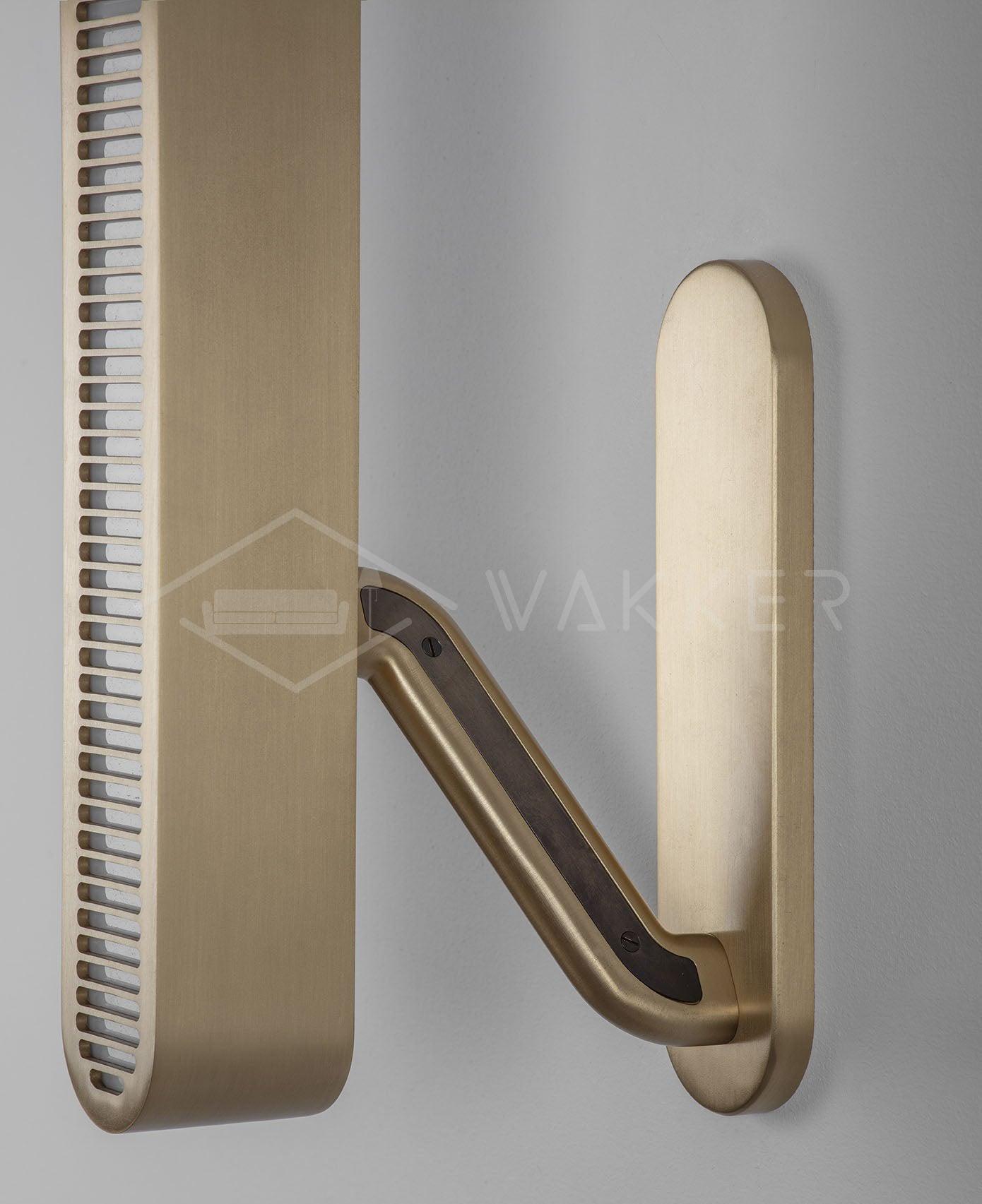 Colt Wall Light | Brass, Acrylic | Polished Brass