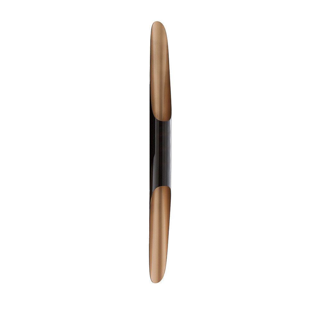 Coltrane Wall Sconce | Handmade Steel | Matte Black & Gold | Set of 2