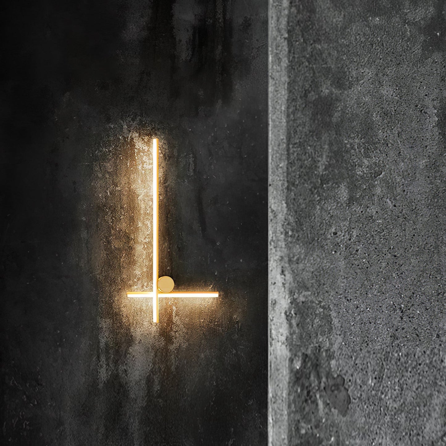 Coordinates Wall Lamp | Aluminum/Silicone/Metal | Gold/Black