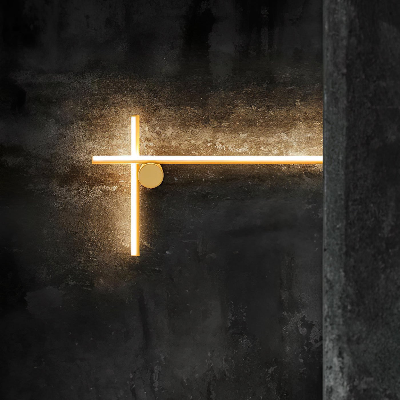 Coordinates Wall Lamp | Aluminum/Silicone/Metal | Gold/Black