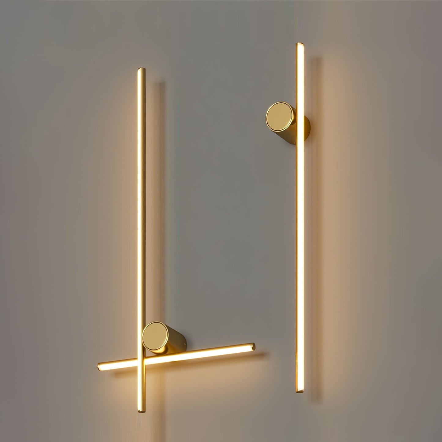 Coordinates Wall Lamp | Aluminum/Silicone/Metal | Gold/Black