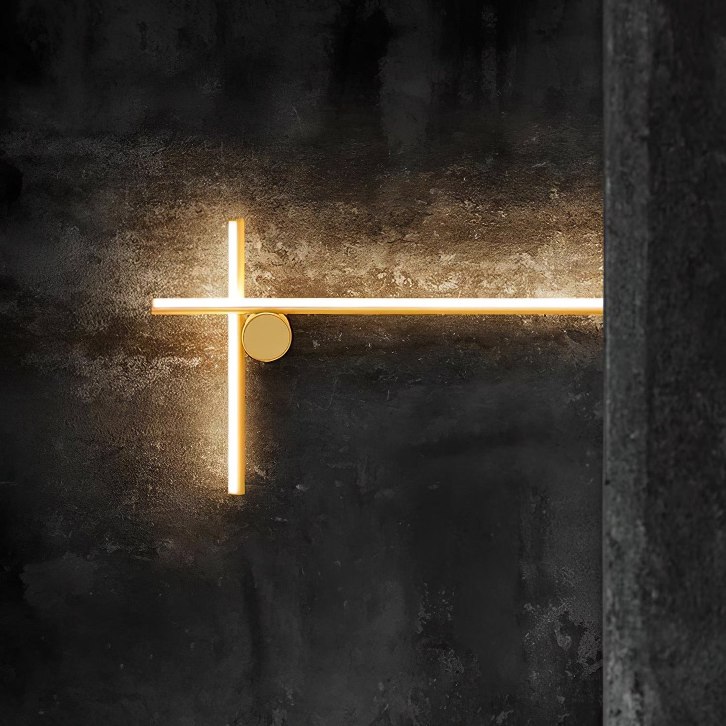 Coordinates Wall Lamp | Aluminum/Silicone/Metal | Gold/Black