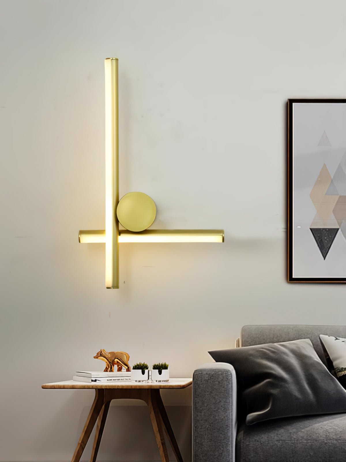 Coordinates Wall Lamp | Aluminum/Silicone/Metal | Gold/Black