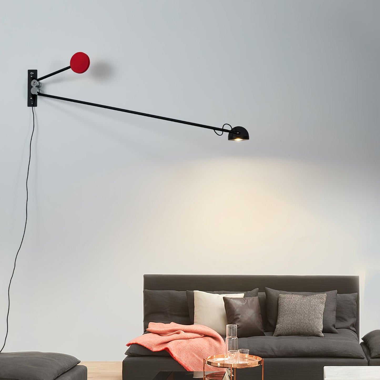 Precision Movement Wall Lamp | Adjustable LED | Set of 2