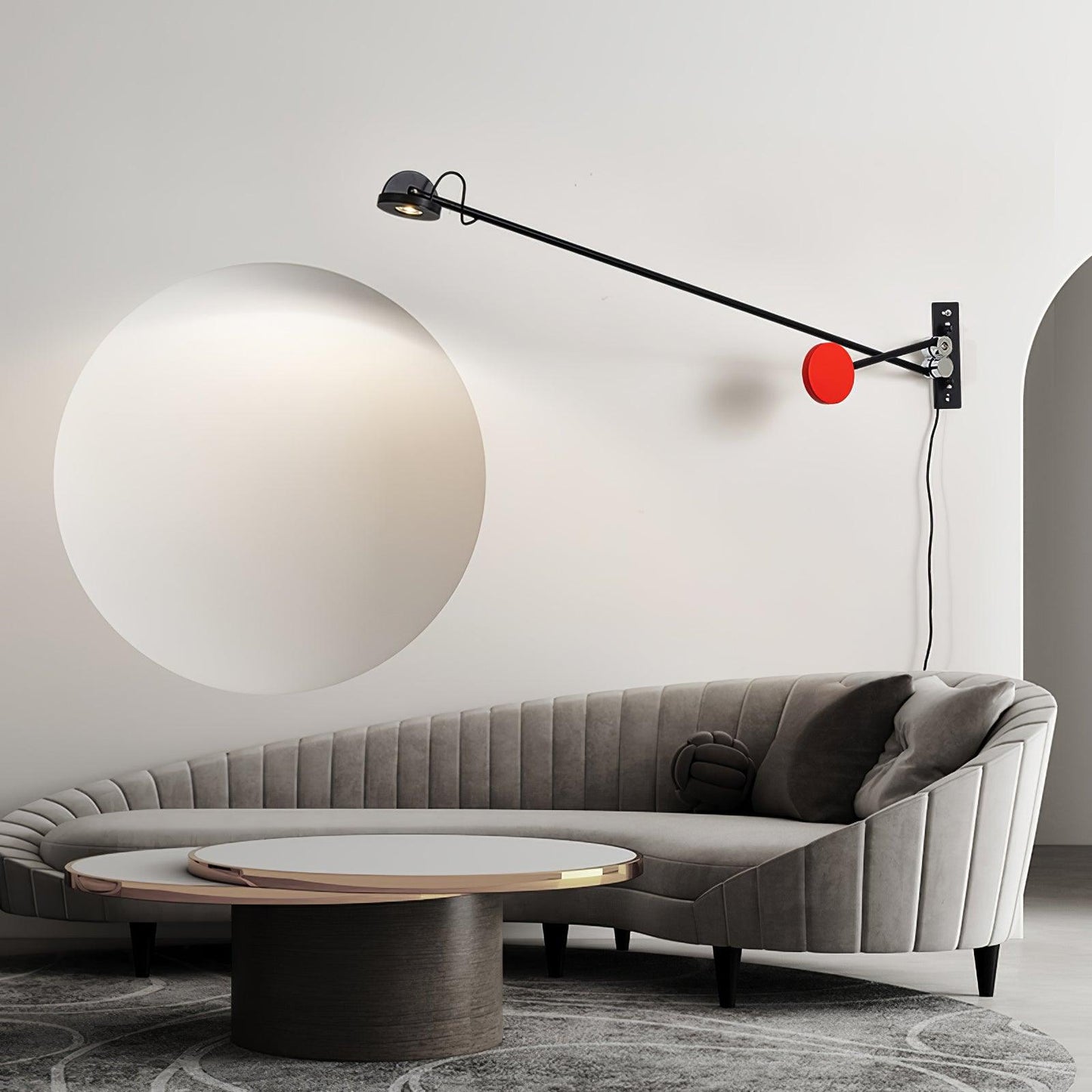 Precision Movement Wall Lamp | Adjustable LED | Set of 2
