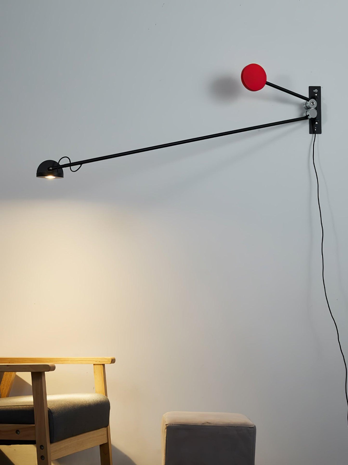 Precision Movement Wall Lamp | Adjustable LED | Set of 2