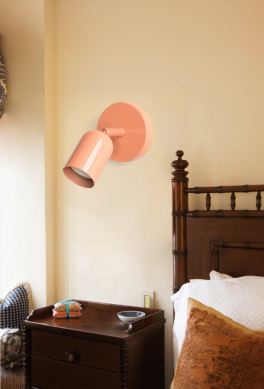 Couleur Adjustable Wall Lamp | Metal | Black, Pink, Red, Green, Beige