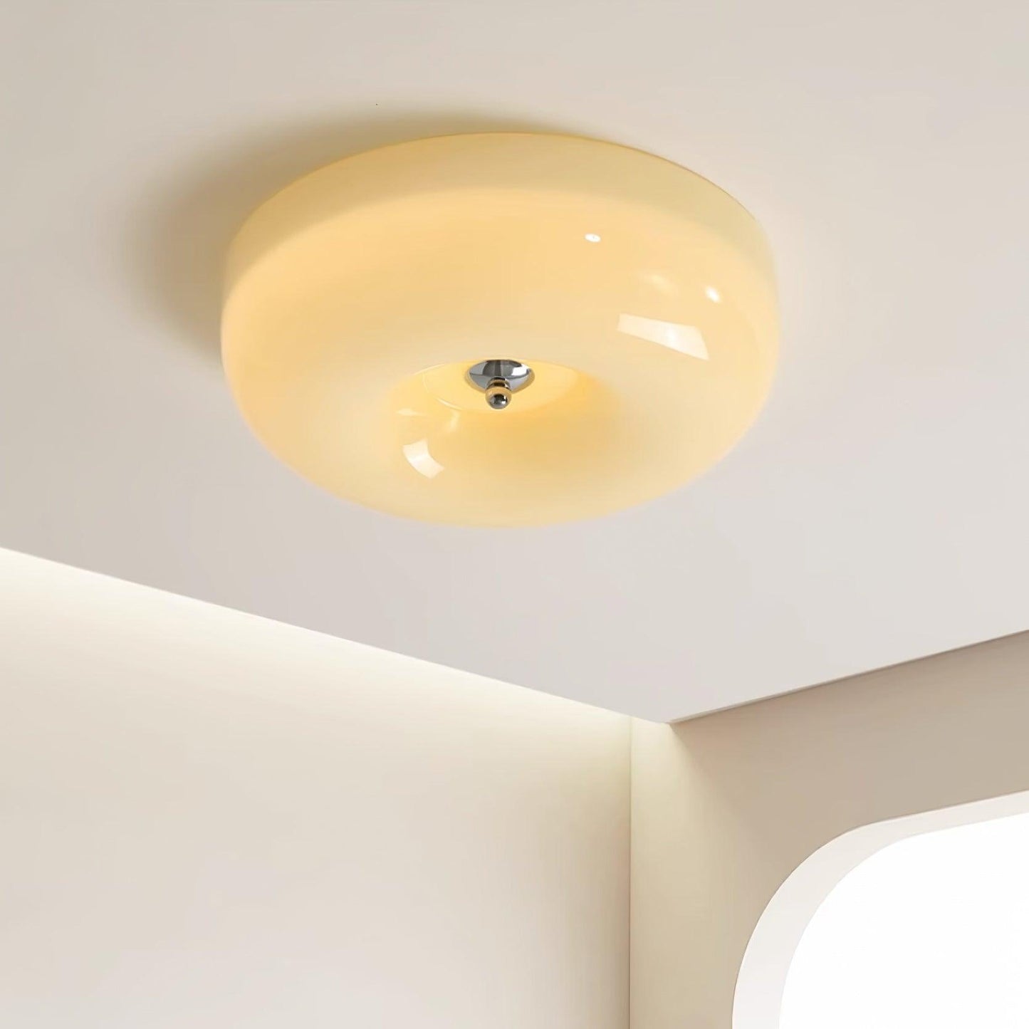 Ceiling Lamp | Mouth-Blown Glass & Metal | Multiple Sizes Available