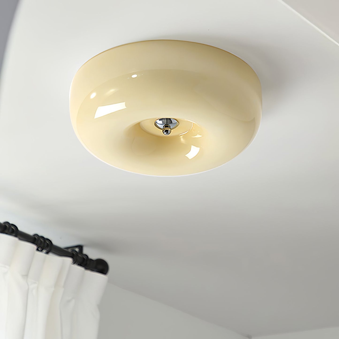 Ceiling Lamp | Mouth-Blown Glass & Metal | Multiple Sizes Available