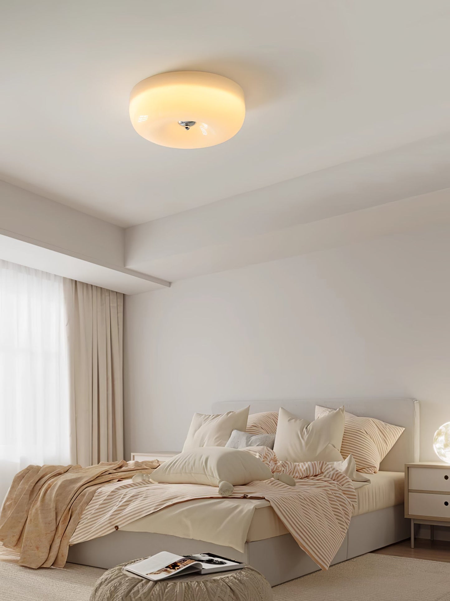 Ceiling Lamp | Mouth-Blown Glass & Metal | Multiple Sizes Available