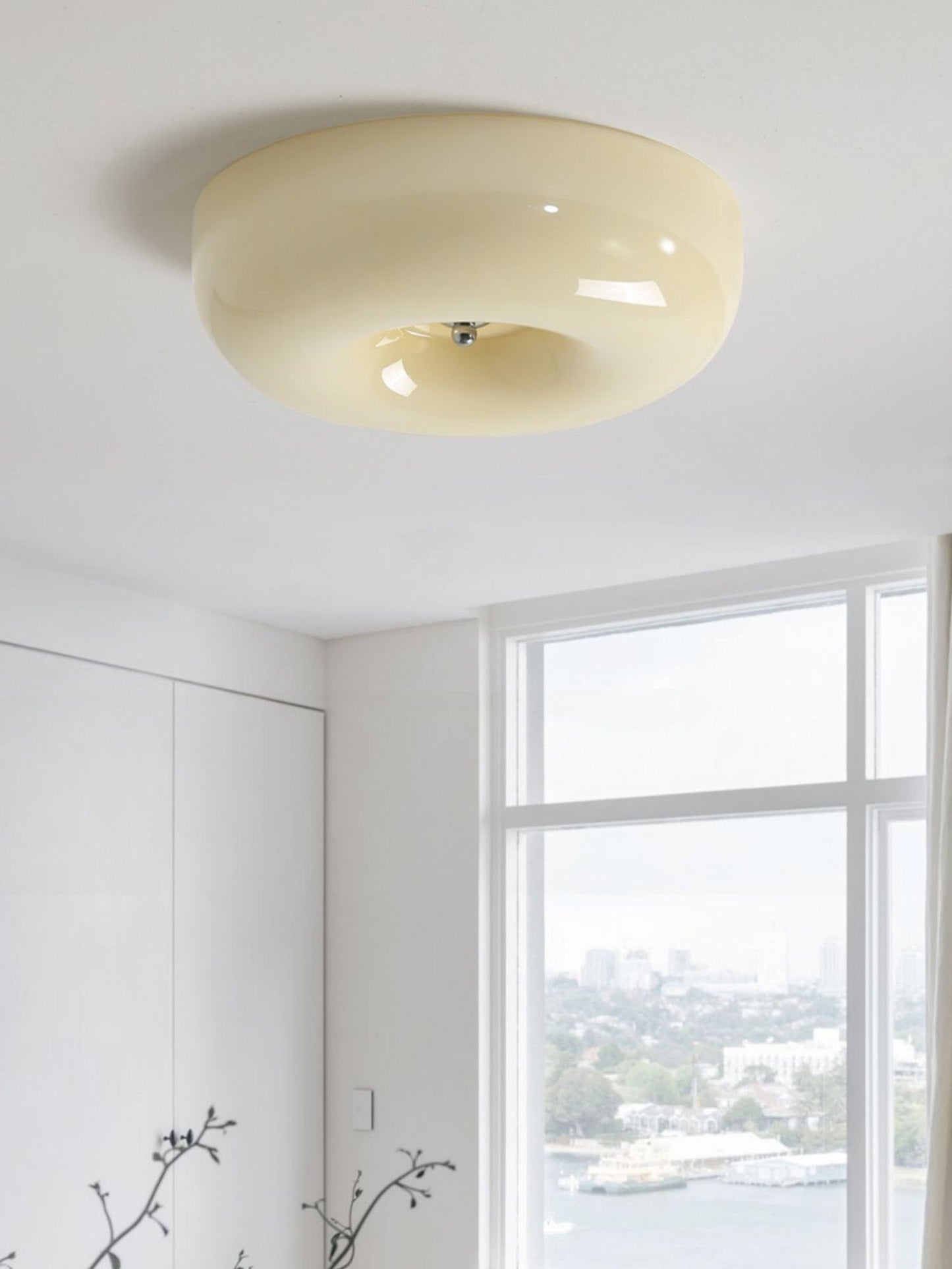 Ceiling Lamp | Mouth-Blown Glass & Metal | Multiple Sizes Available