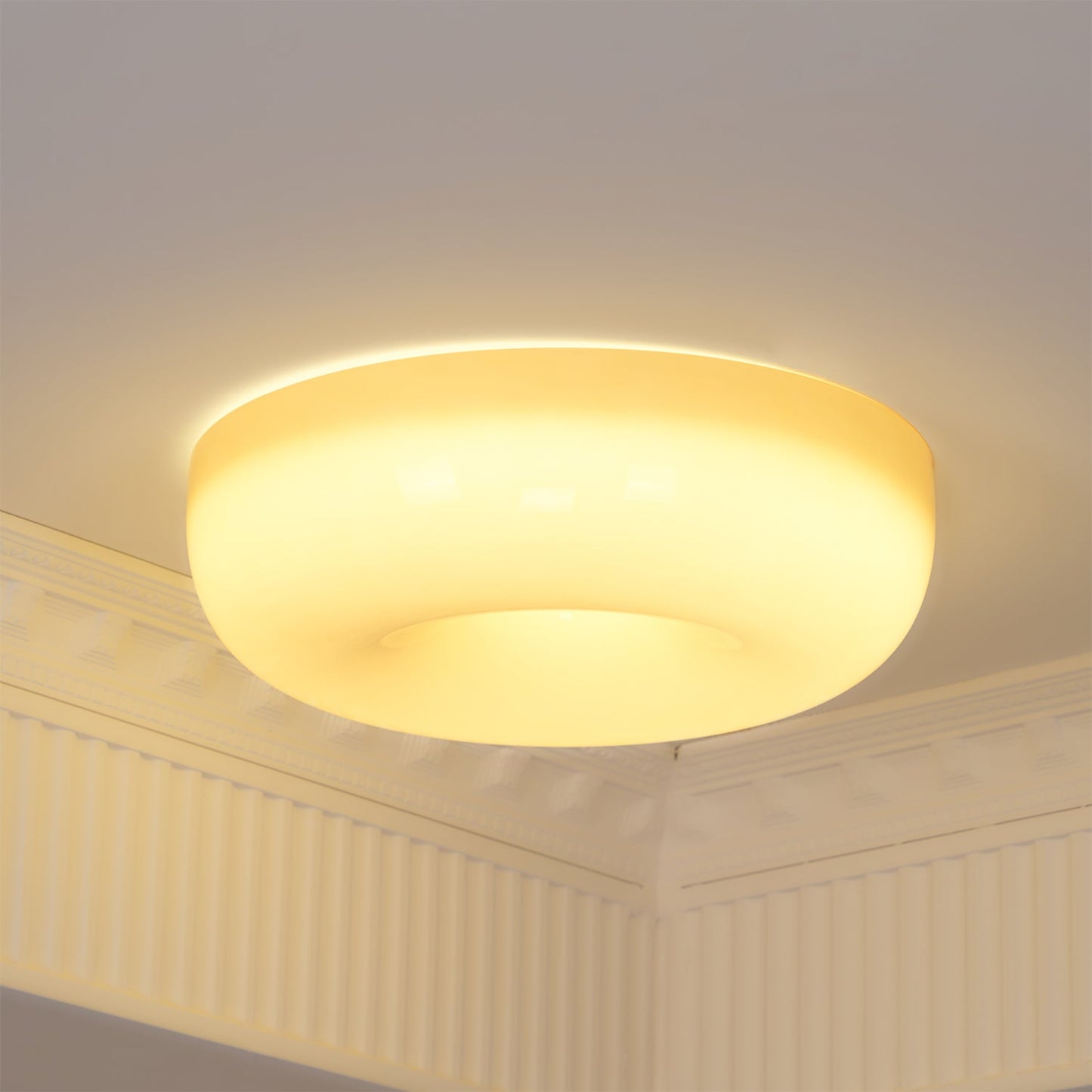 Ceiling Lamp | Mouth-Blown Glass & Metal | Multiple Sizes Available