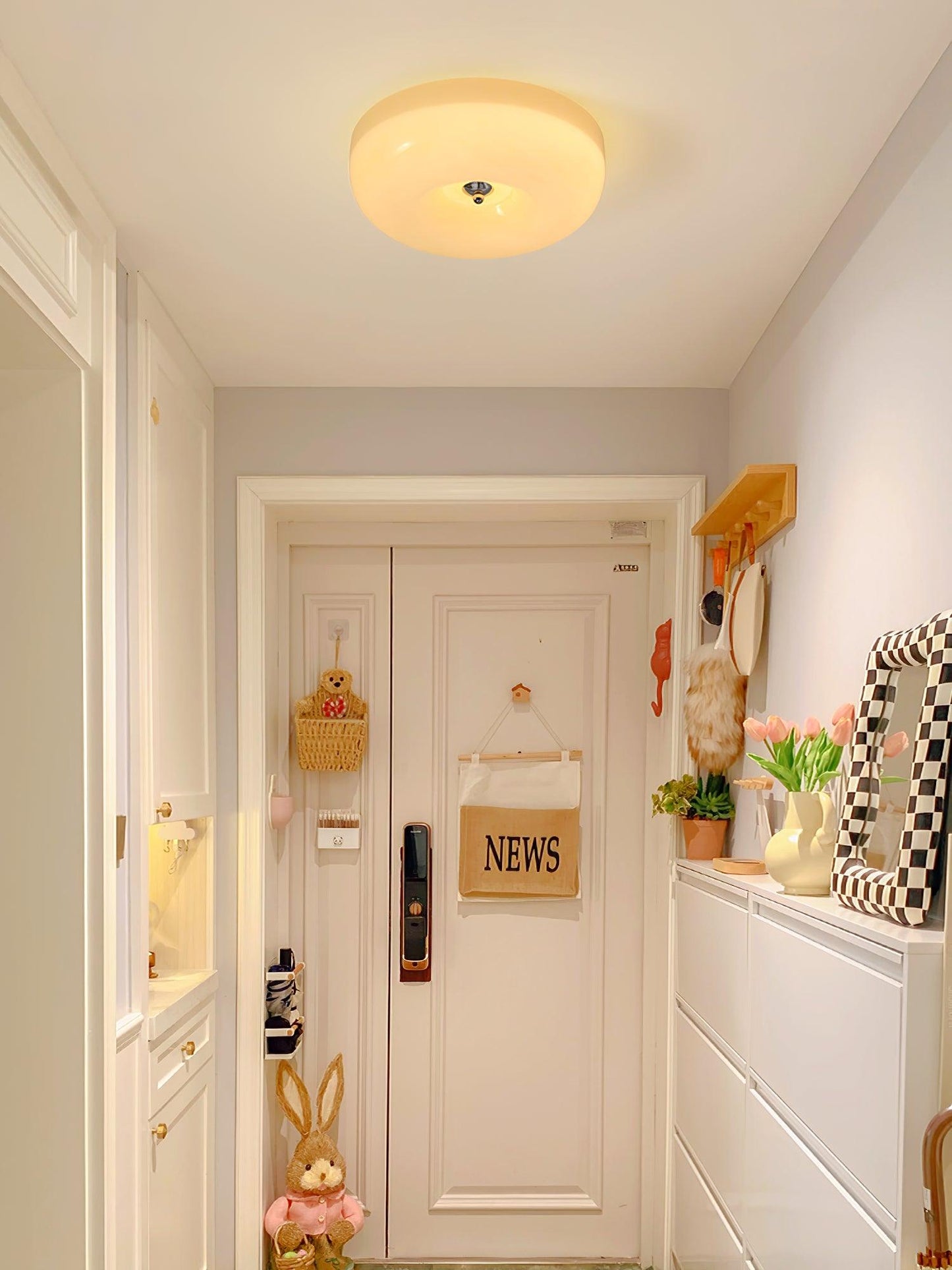 Ceiling Lamp | Mouth-Blown Glass & Metal | Multiple Sizes Available