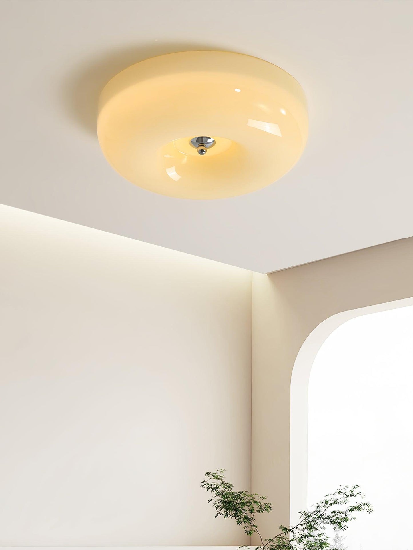 Ceiling Lamp | Mouth-Blown Glass & Metal | Multiple Sizes Available
