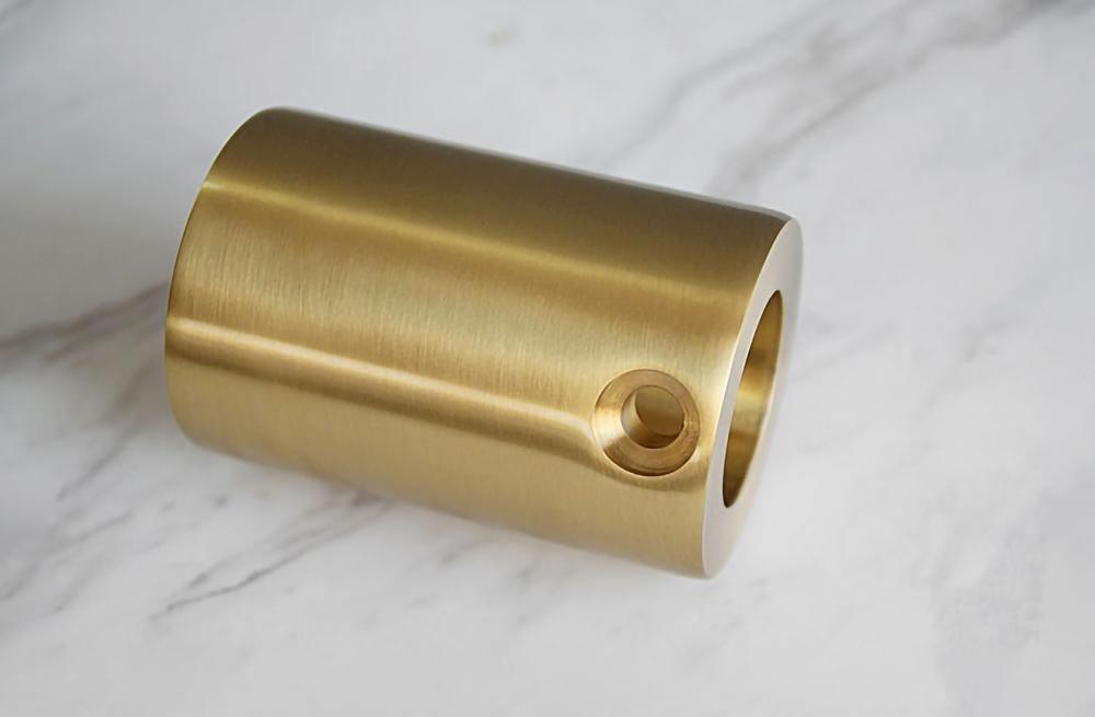 Crystal Table Lamp | Hand-Cut Clear Glass | Gold Brass Base