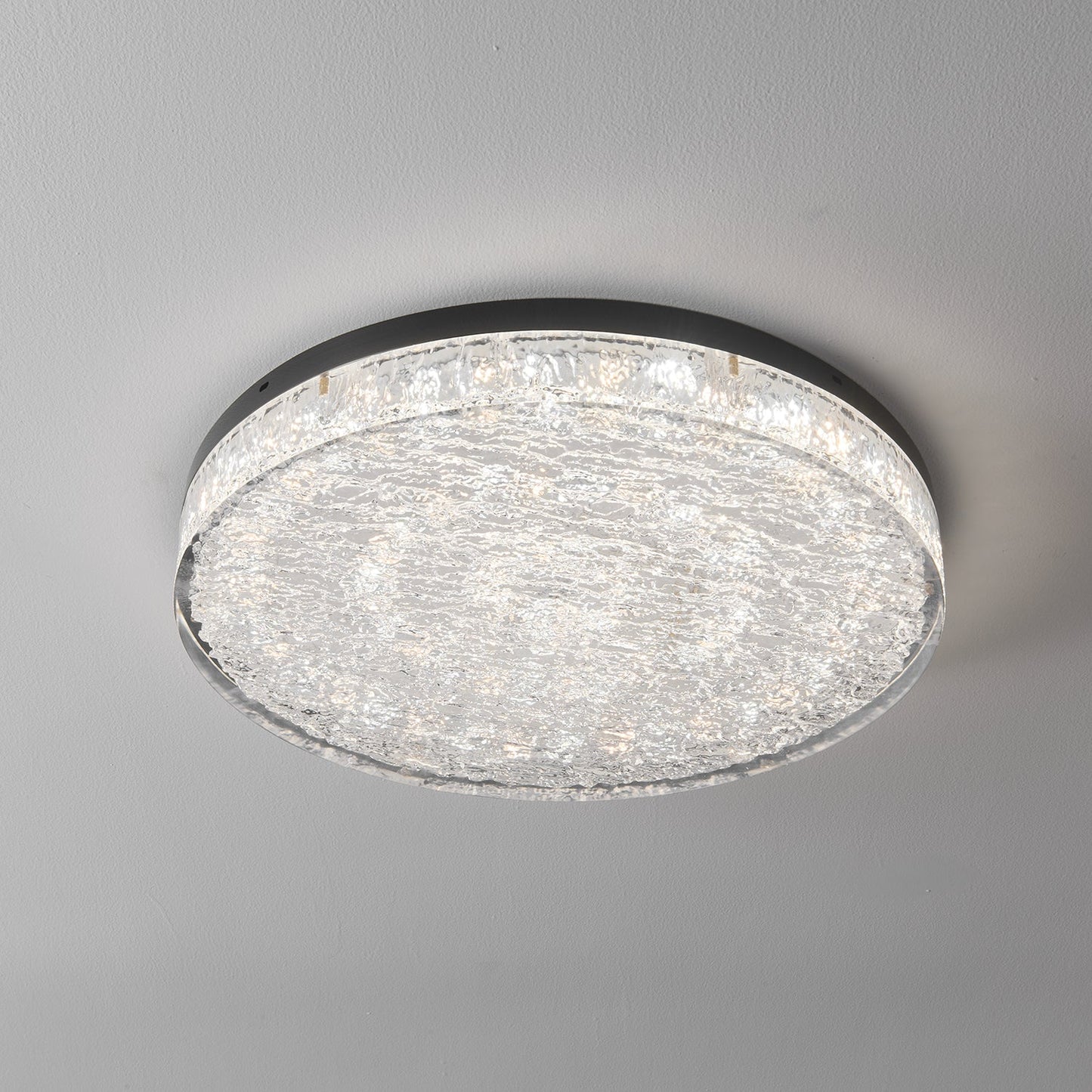Crystal Core Ceiling Lamp | Brass & Resin | Warm/Neutral/Cool Light