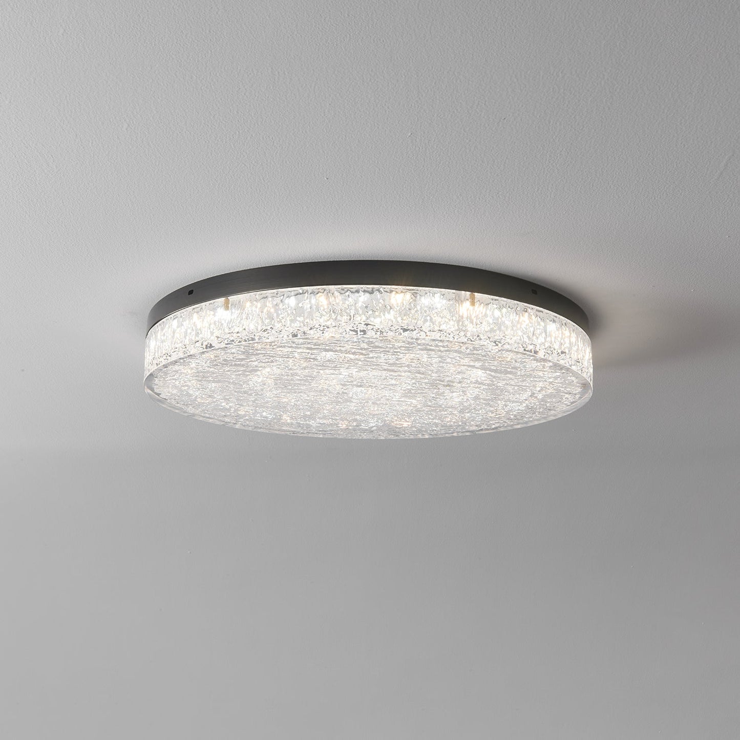 Crystal Core Ceiling Lamp | Brass & Resin | Warm/Neutral/Cool Light