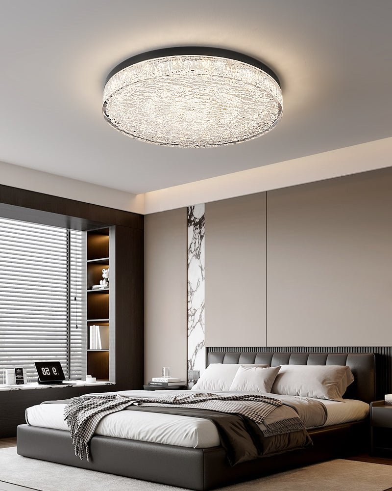 Crystal Core Ceiling Lamp | Brass & Resin | Warm/Neutral/Cool Light