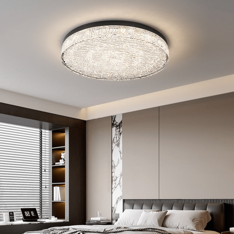 Crystal Core Ceiling Lamp | Brass & Resin | Warm/Neutral/Cool Light