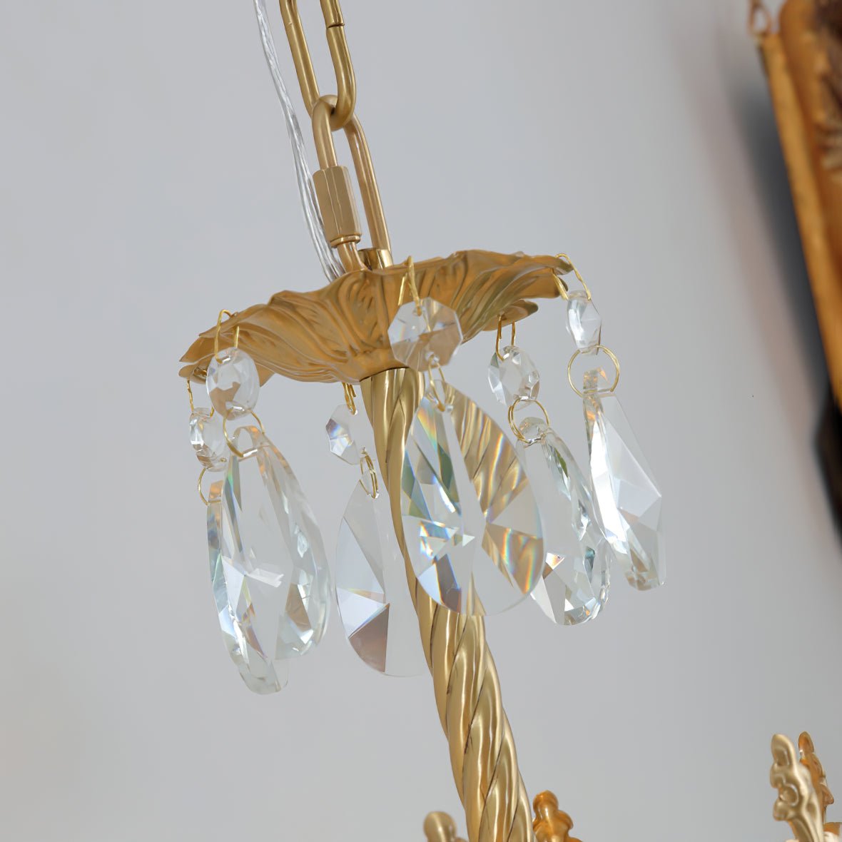 Crystal Crown Wall Light | Crystal & Iron | Copper Plated