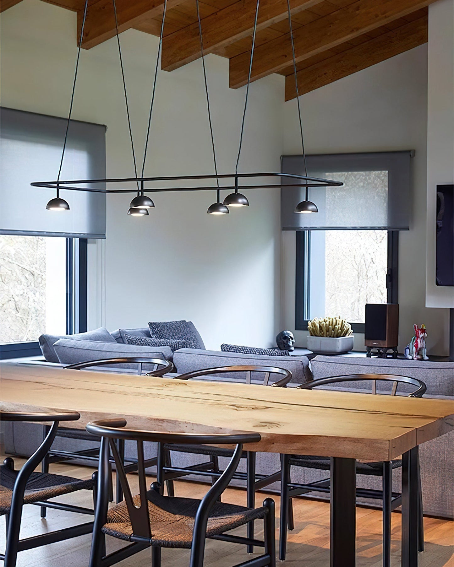Cupolina Chandelier | Black Metal | 120cm Length