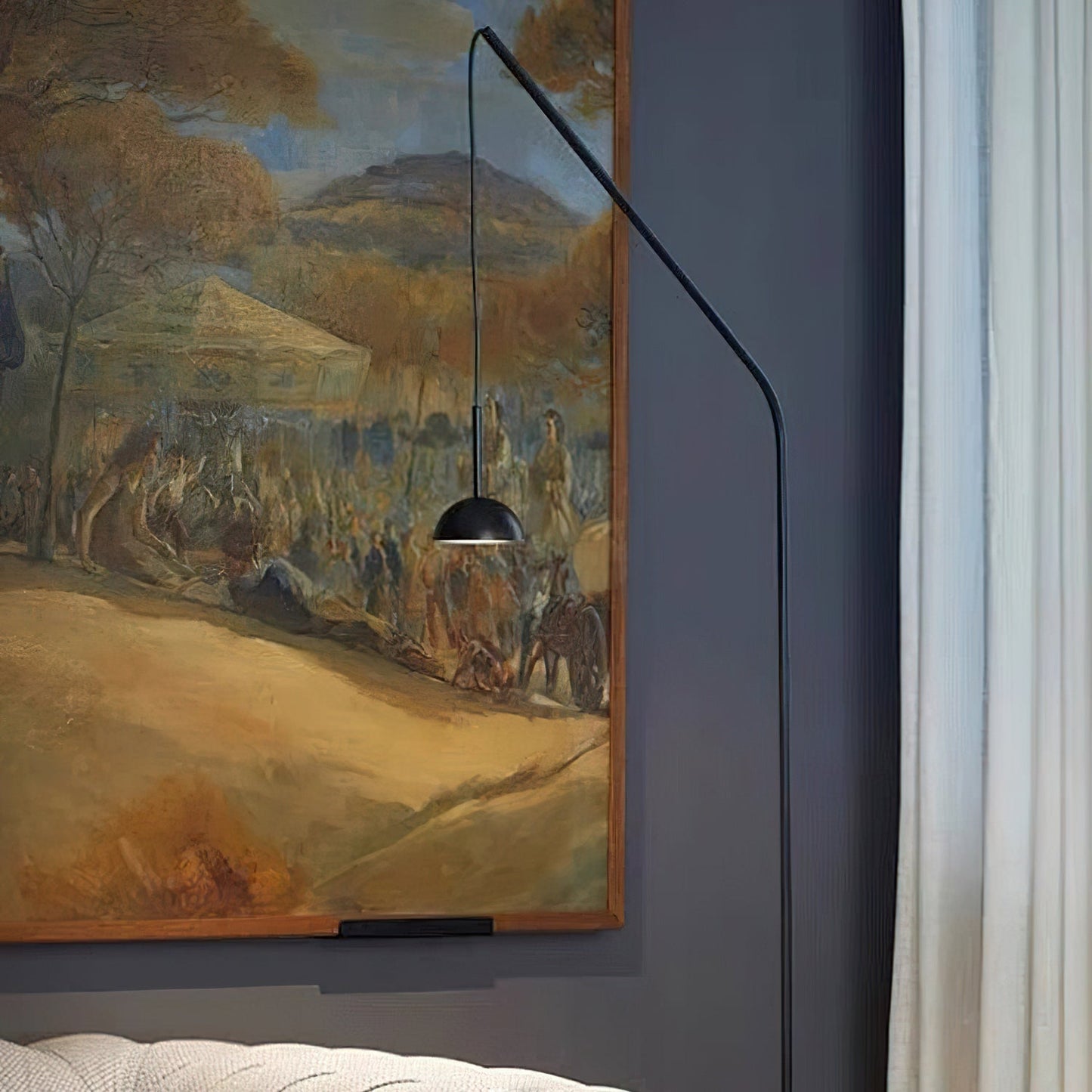Cupolina Floor Lamp | Black Metal | 179 cm Tall