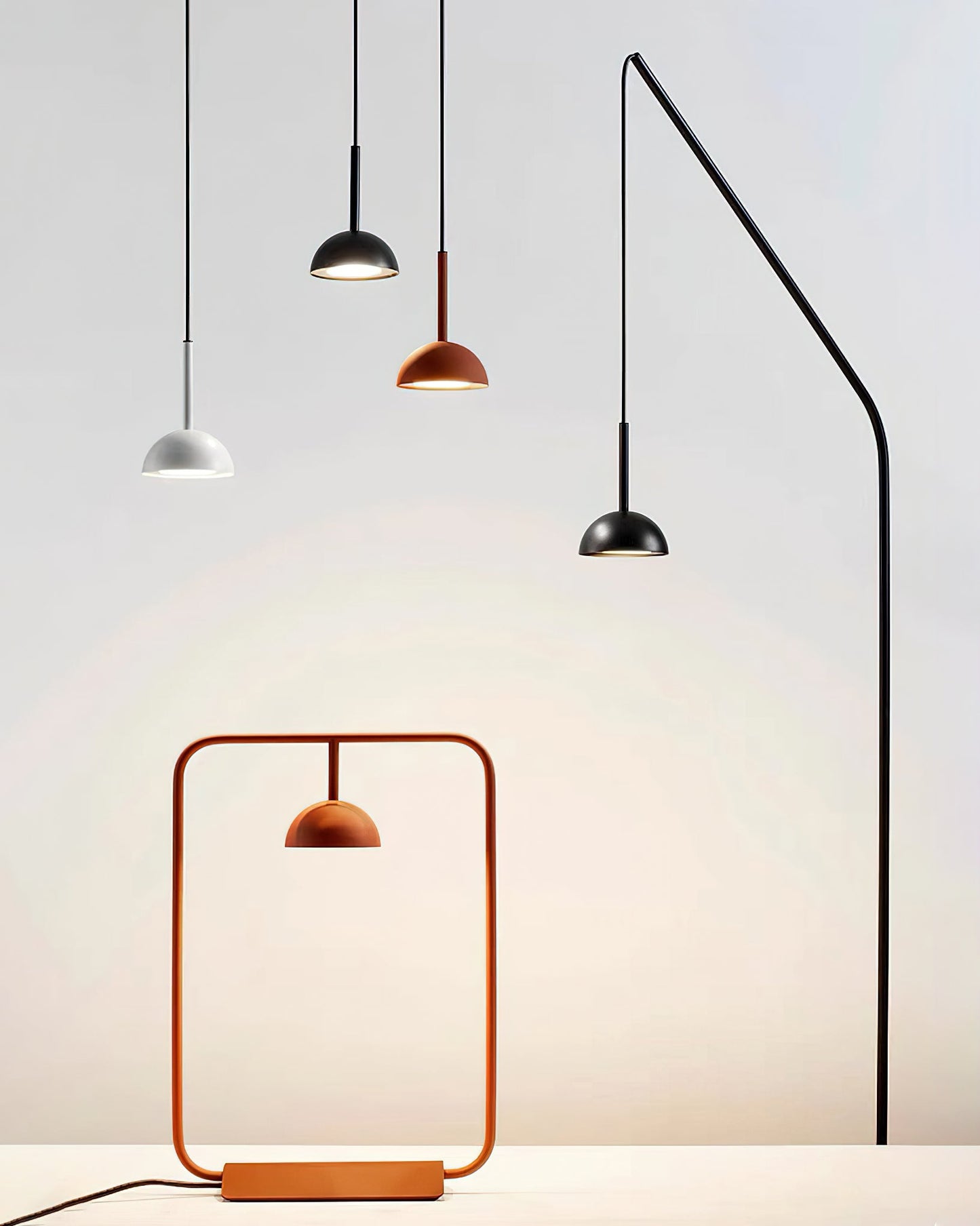 Cupolina Floor Lamp | Black Metal | 179 cm Tall