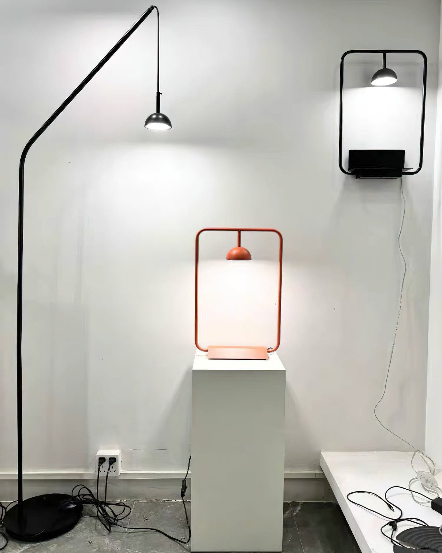 Cupolina Floor Lamp | Black Metal | 179 cm Tall