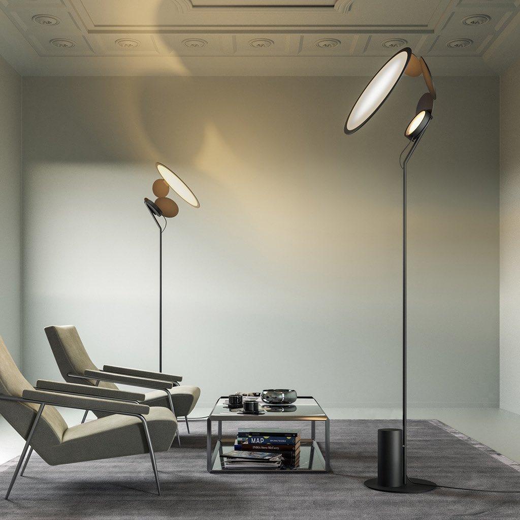 Cut Table Lamp | Adjustable Design | Black & White