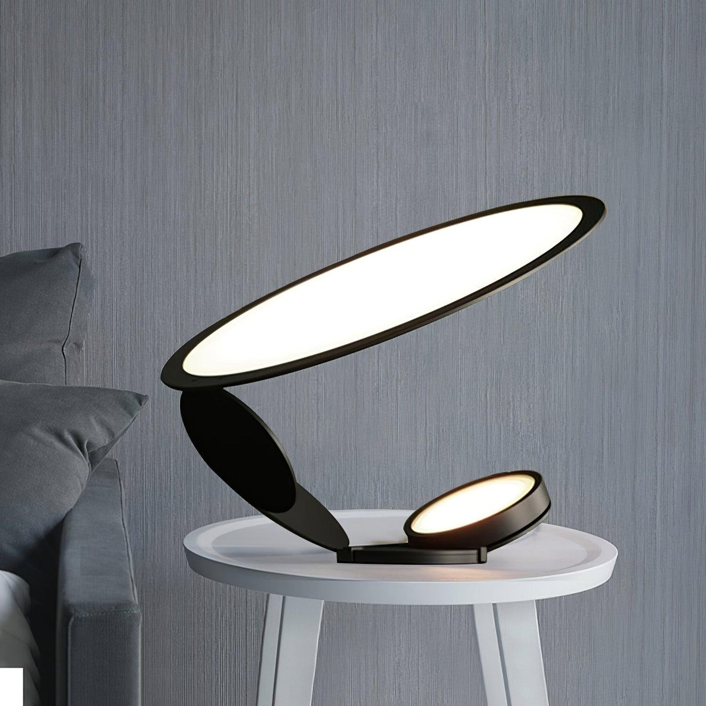 Cut Table Lamp | Adjustable Design | Black & White