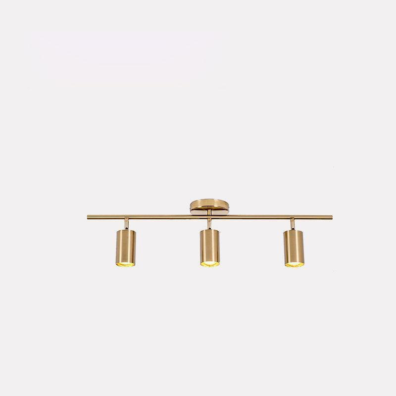 Rotatable Spotlight Wall Light | Brass & Acrylic | 2, 3, or 4 Light Heads