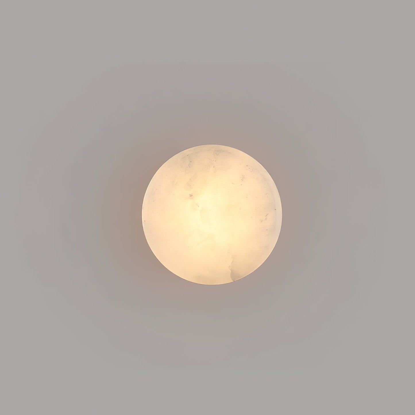 Cylindrical Wall Light | Alabaster Stone | White