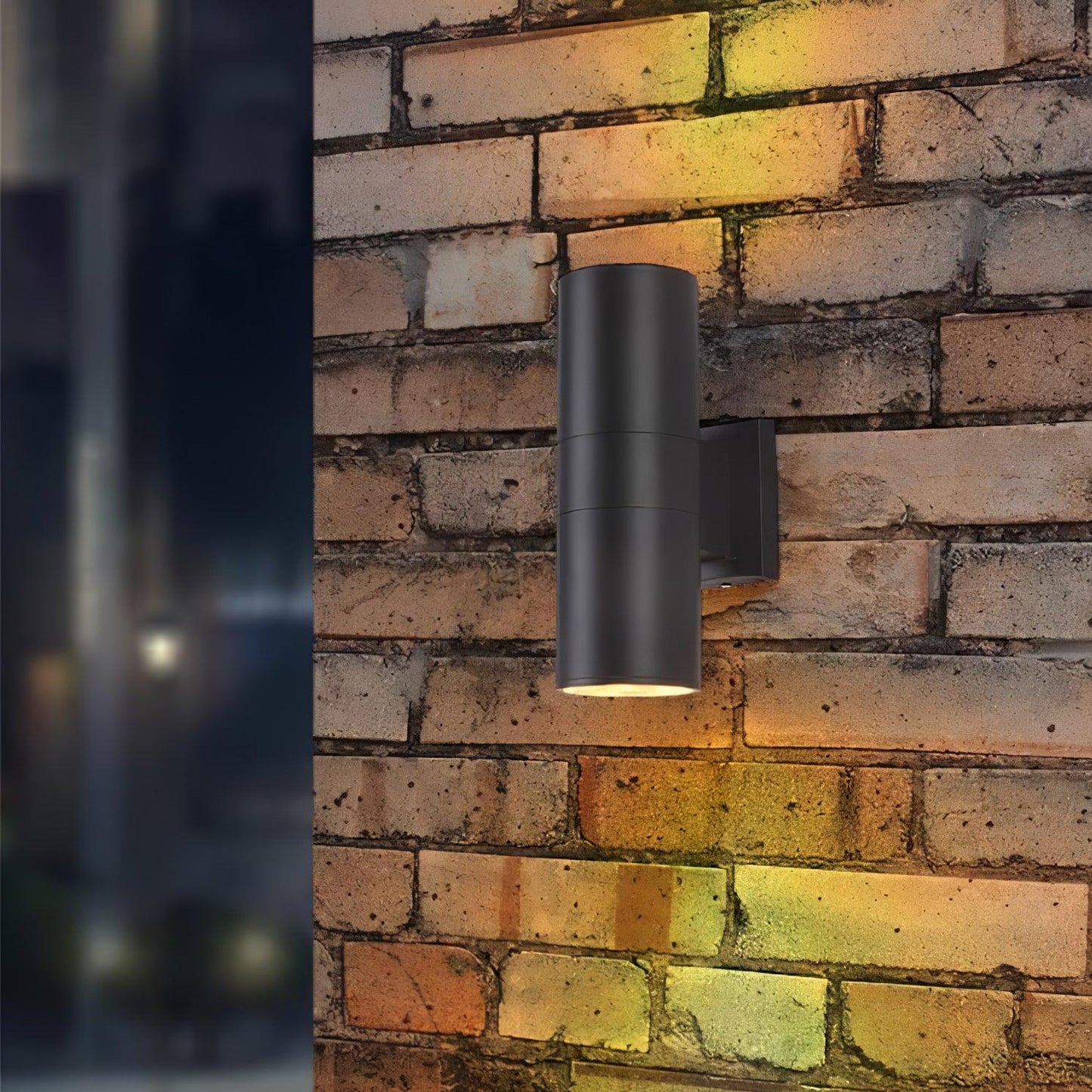 Cylindrical Wall Light | Outdoor | White, Black, Grey