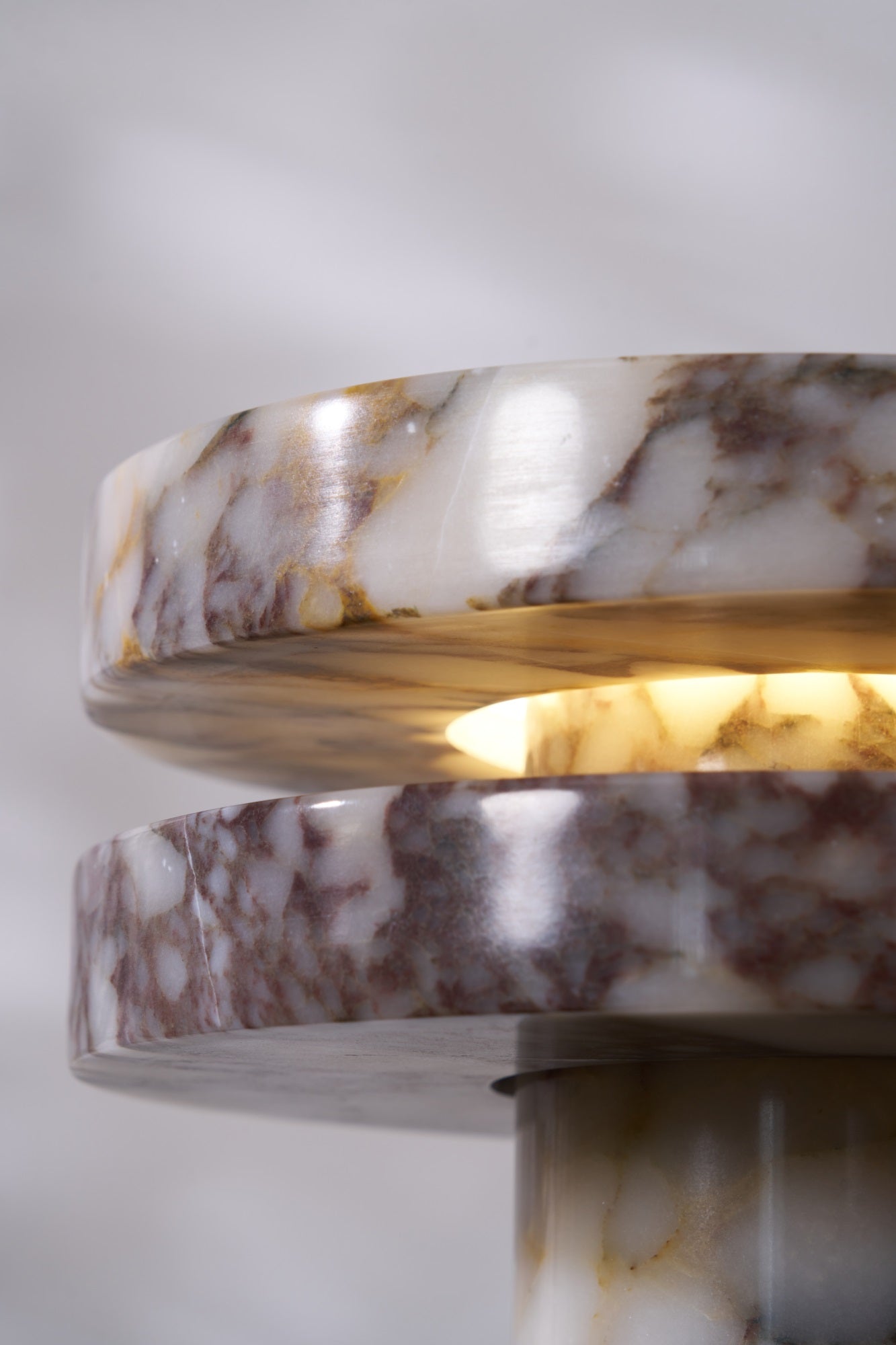 Altar Table Lamp | Marble | Bvlgari Red & White