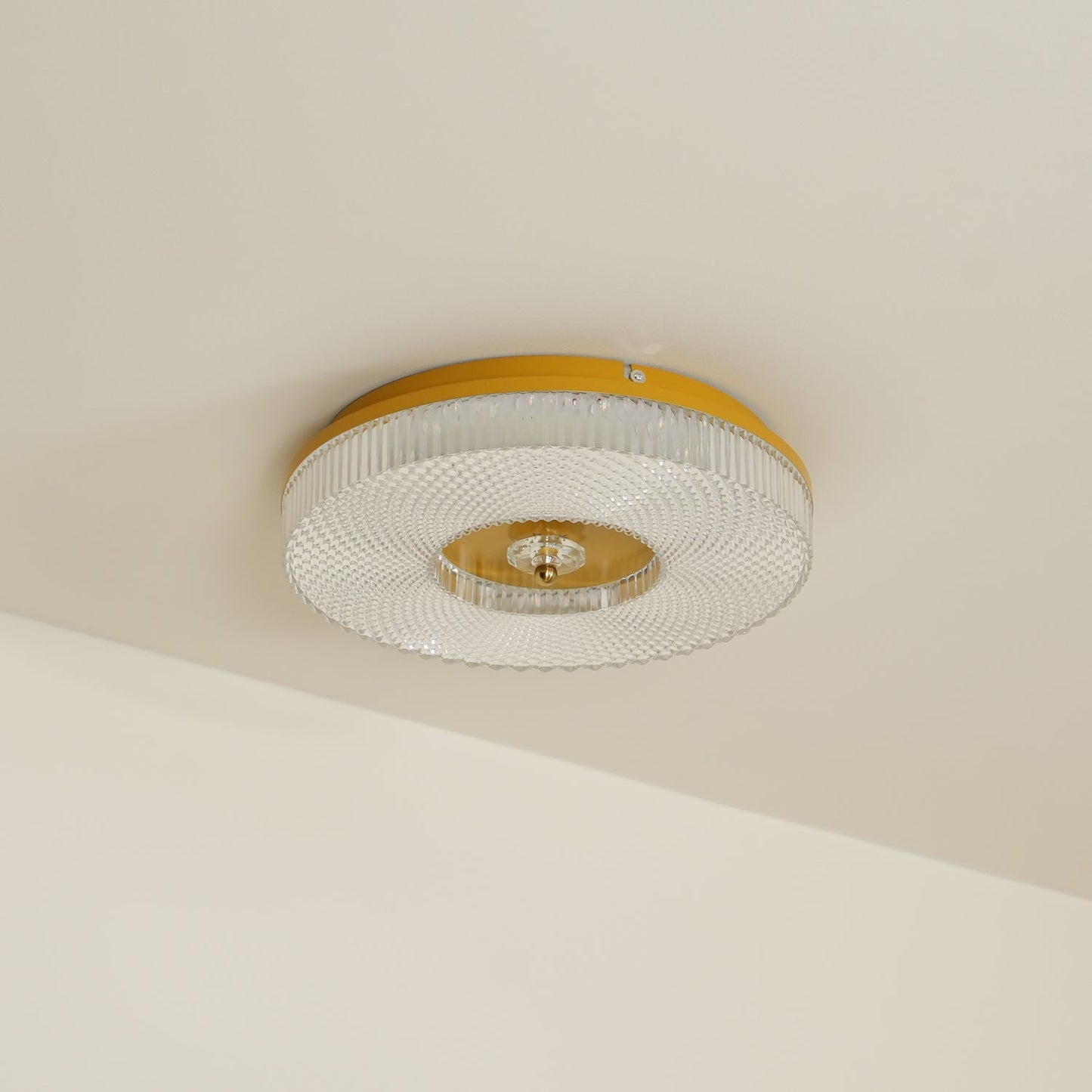 Ayla LED Flush Mount Ceiling Light | Metal & Acrylic | 40cm or 50cm Diameter