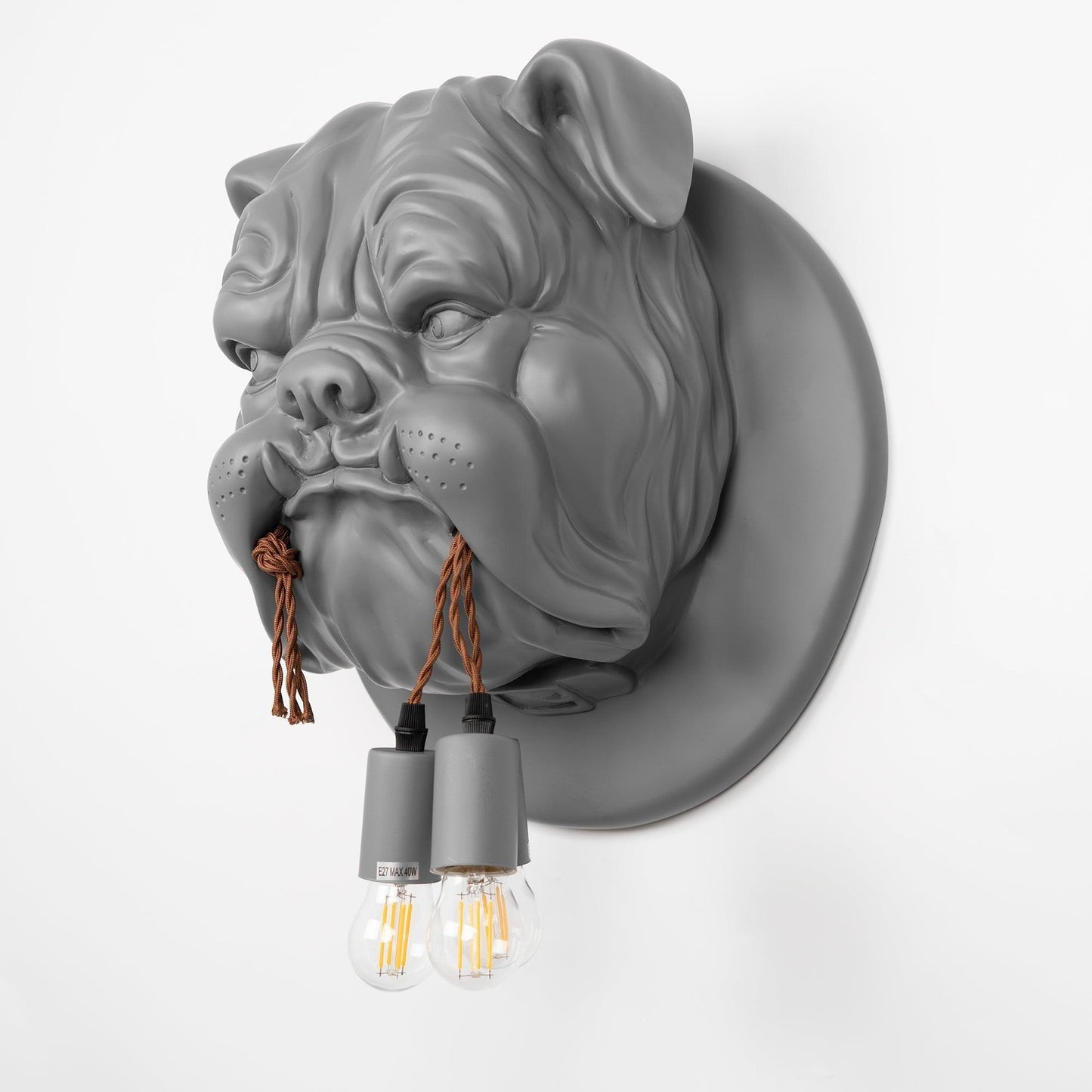 Amsterdam Wall Sconce | Resin & Metal | Matte Grey/White/Black