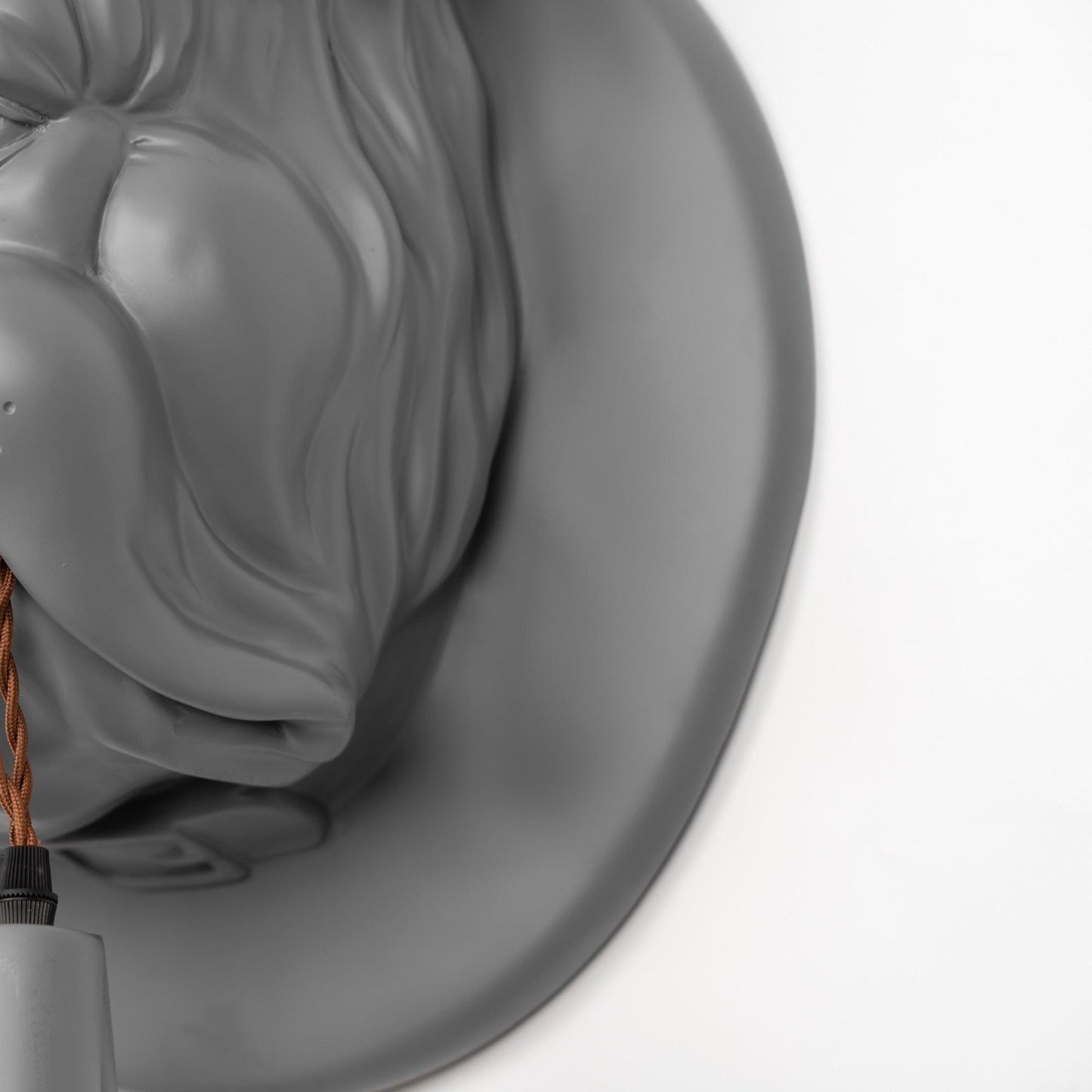 Amsterdam Wall Sconce | Resin & Metal | Matte Grey/White/Black