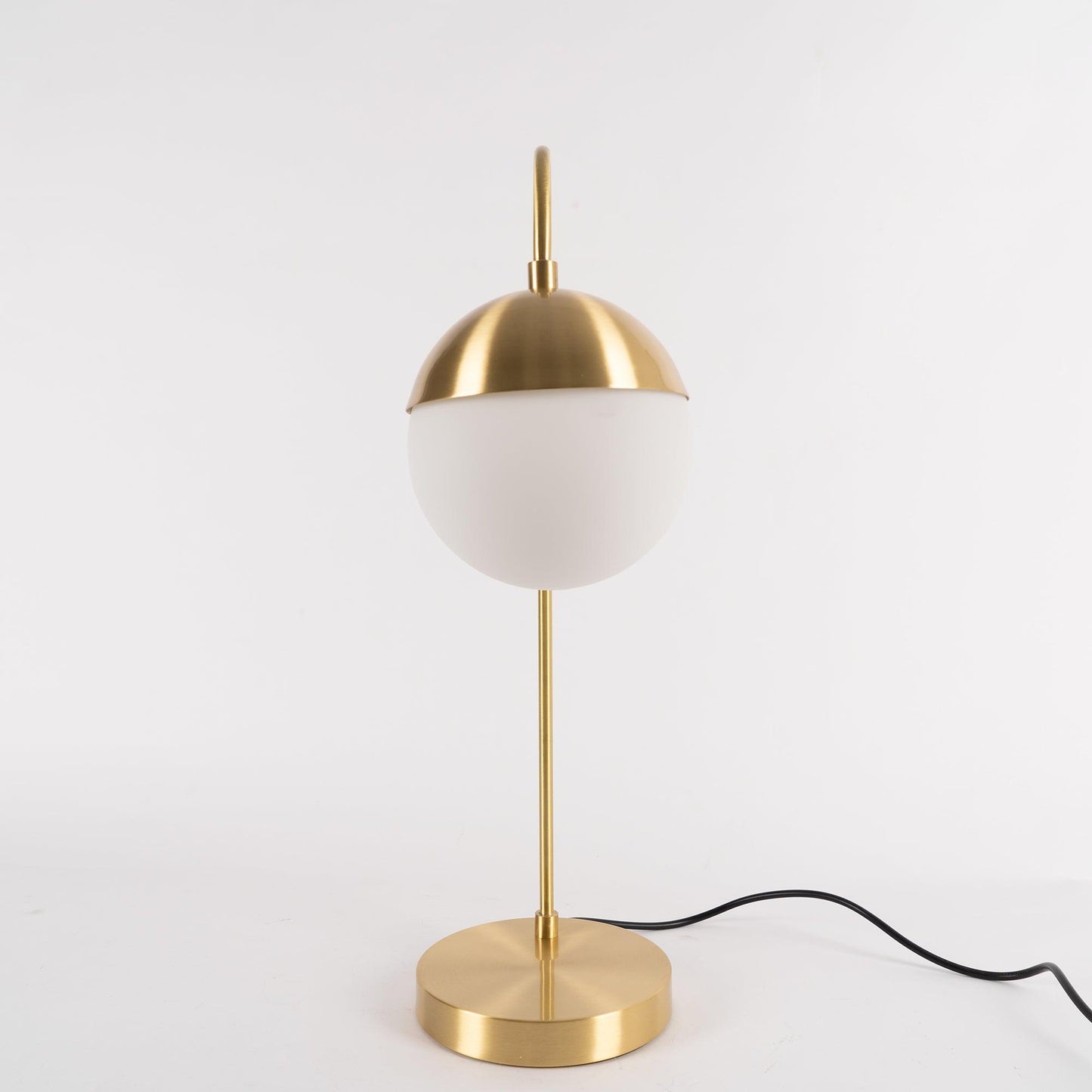Cedar Moss Table Lamp | Brass & Glass | 21"