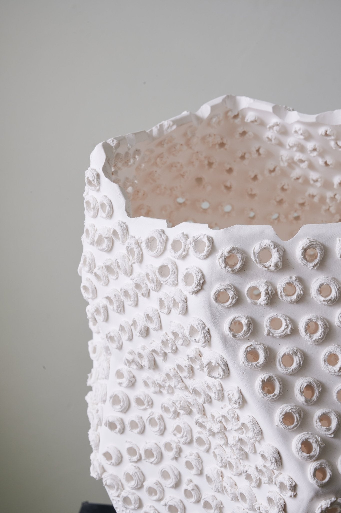 Ceramic Table Lamp | Soft White Finish | 60cm Height