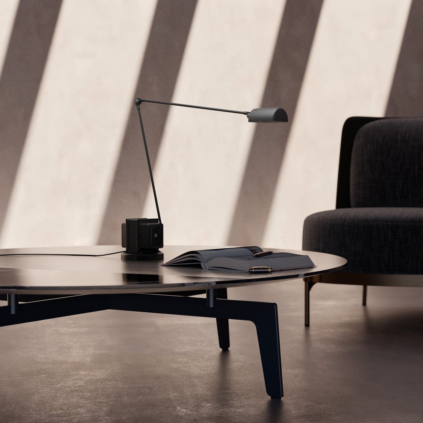 Dynamo Table Lamp | Rotating Diffuser | Dimmable LED