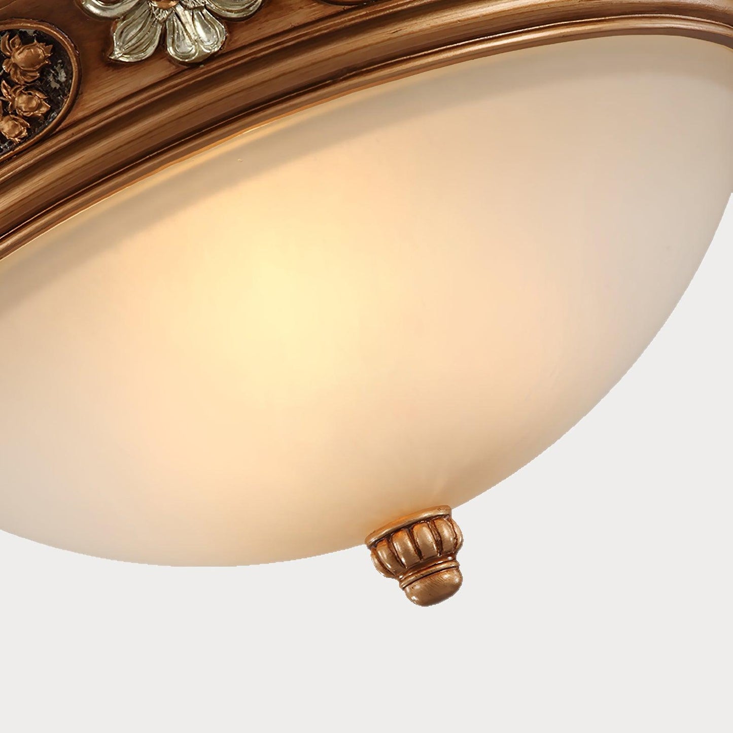 Deltana Resin Recessed Ceiling Light | Pineapple Motif | Copper