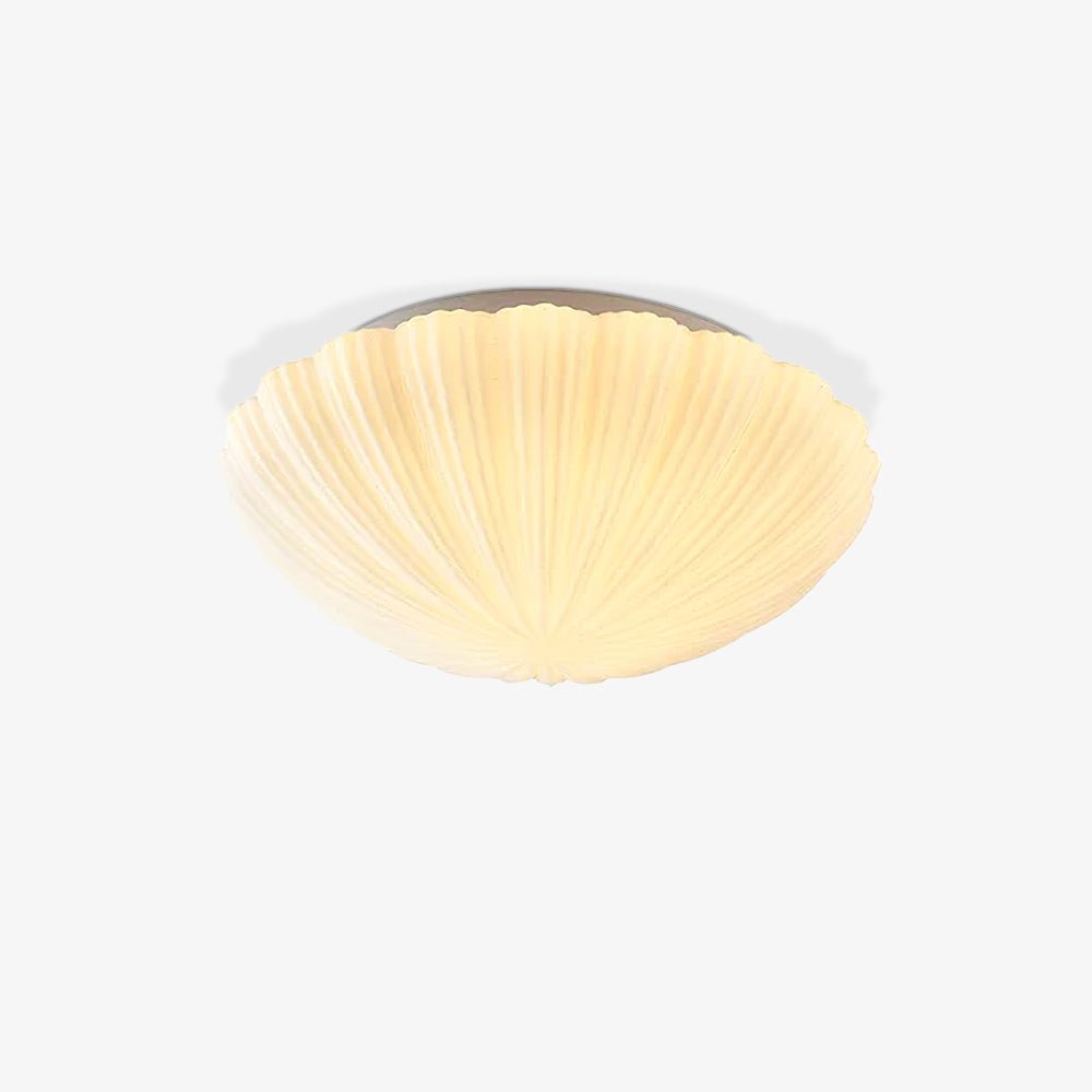 Seashell Ceiling Lamp | Integrated LED | White | 25cm/35cm Diameter