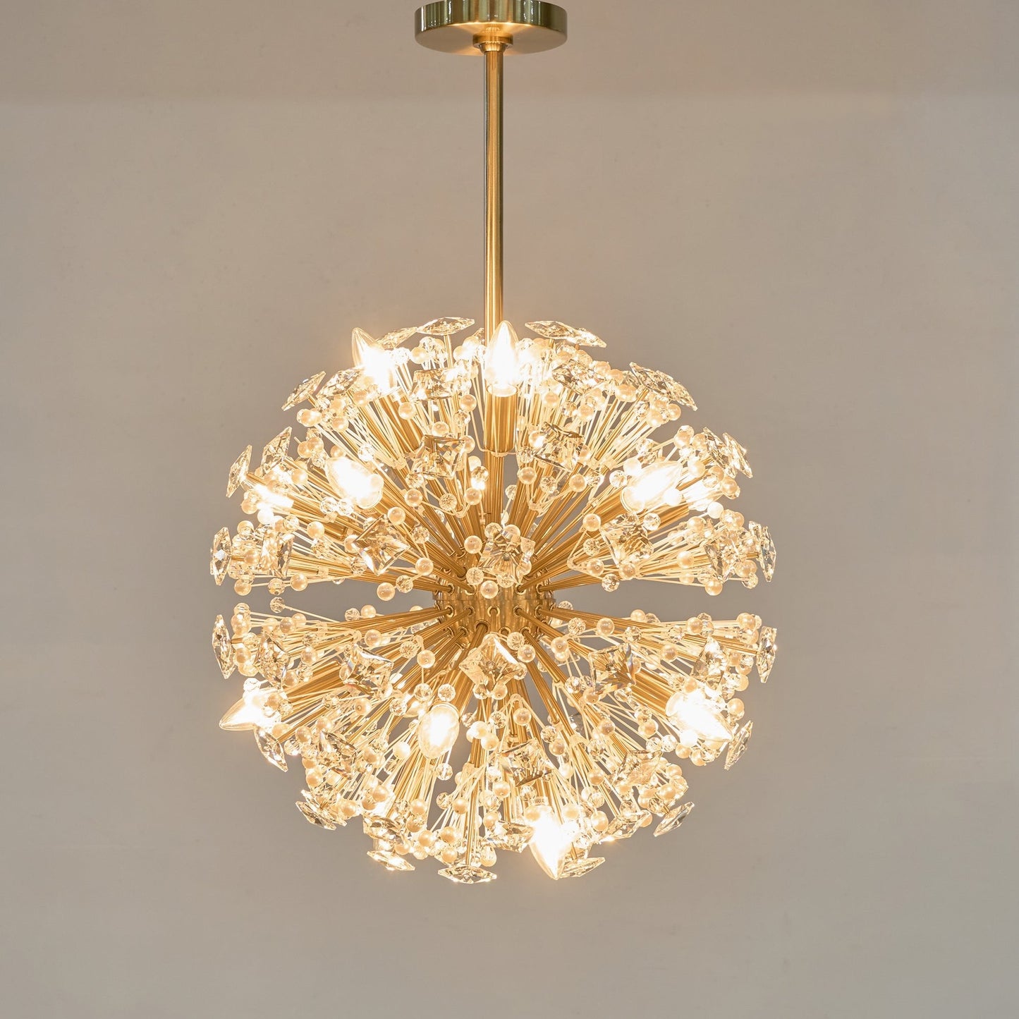 Dickinson Chandelier | Brass Frame | 13/17/21 Lights