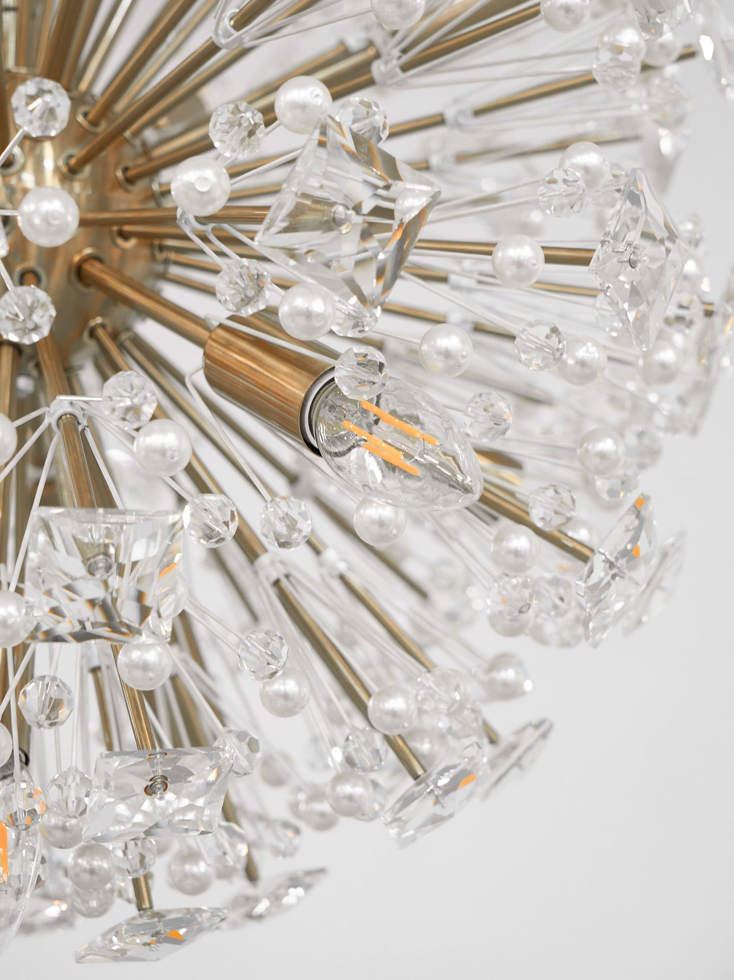 Dickinson Chandelier | Brass Frame | 13/17/21 Lights